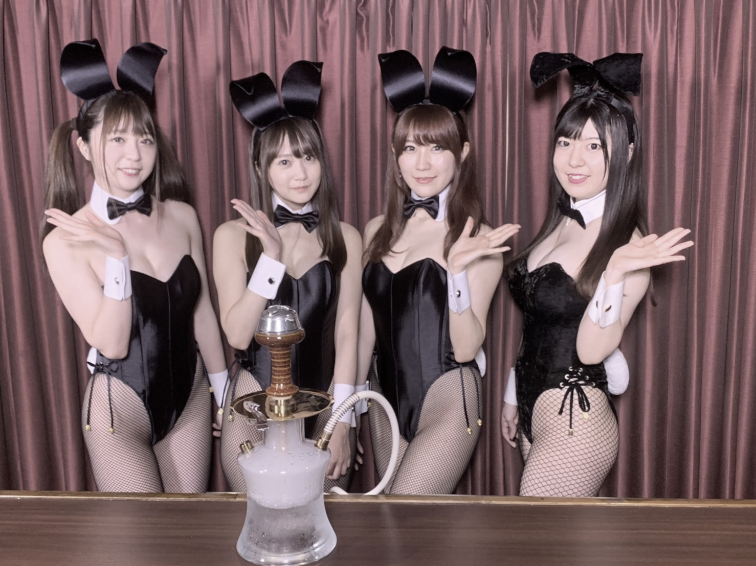 バニーガール向上委員会 浜田翔子さん・星那美月さん出演番組の収録。お店のバニーも出演しました! | 秋葉原のバニーガール・バー「Bunny Palace」(バニーパレス)